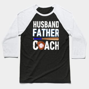 Husband Father Baseball Coach Awesome T shirt Baseball T-Shirt